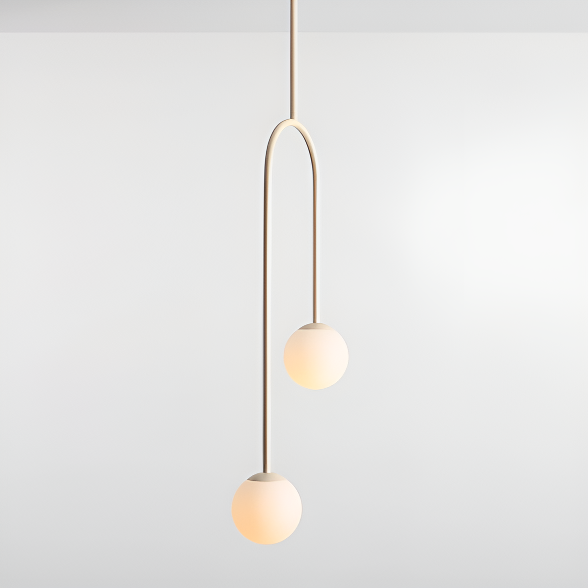 NAVE DUO ceiling lamp cream