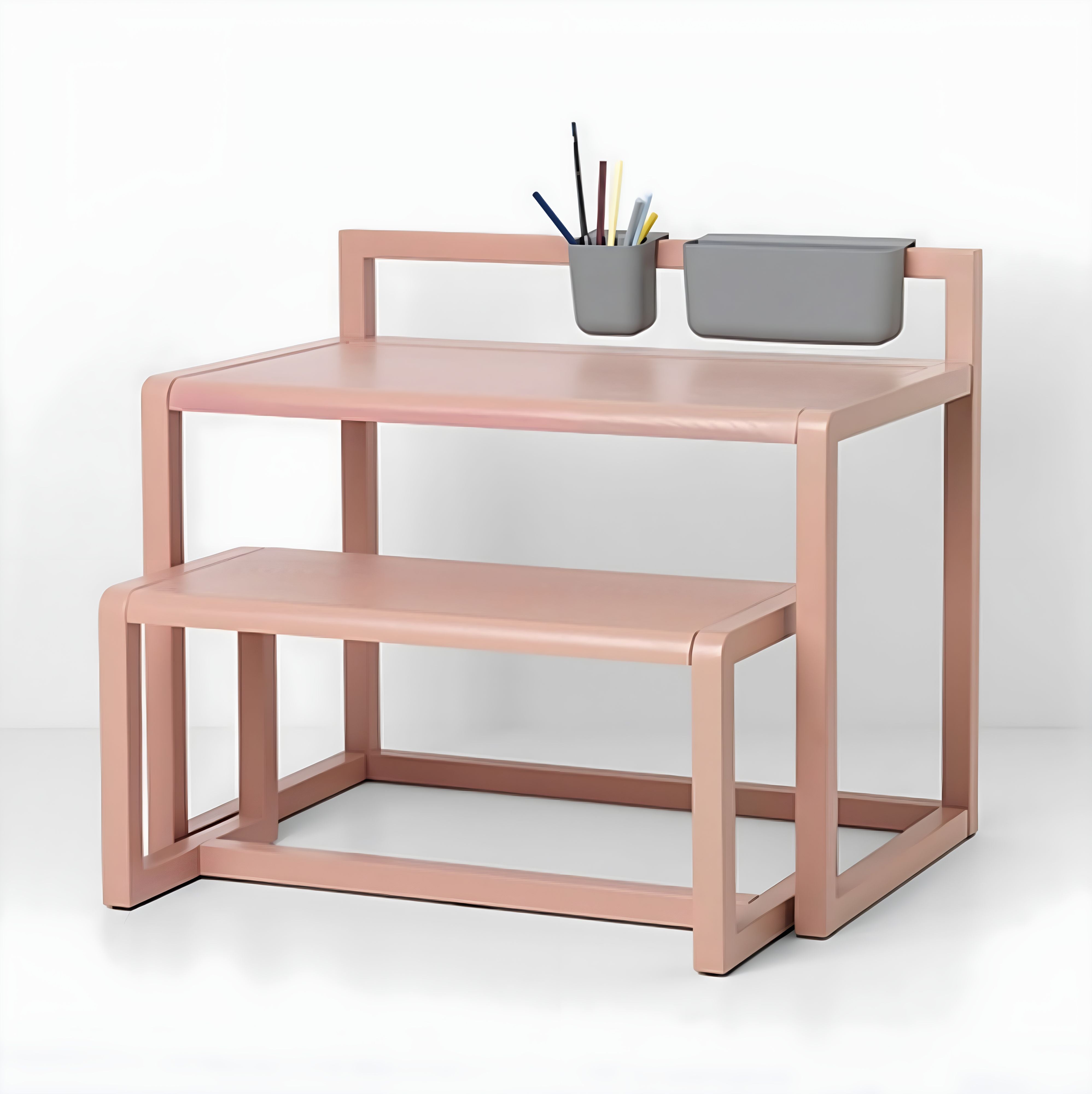Children's desk LITTLE ARCHITECT light pink