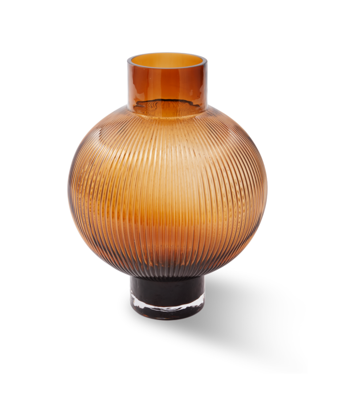 HOT AIR BALLOON vase dark brown