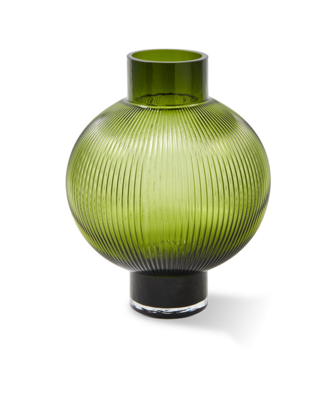 HOT AIR BALLOON vase dark green