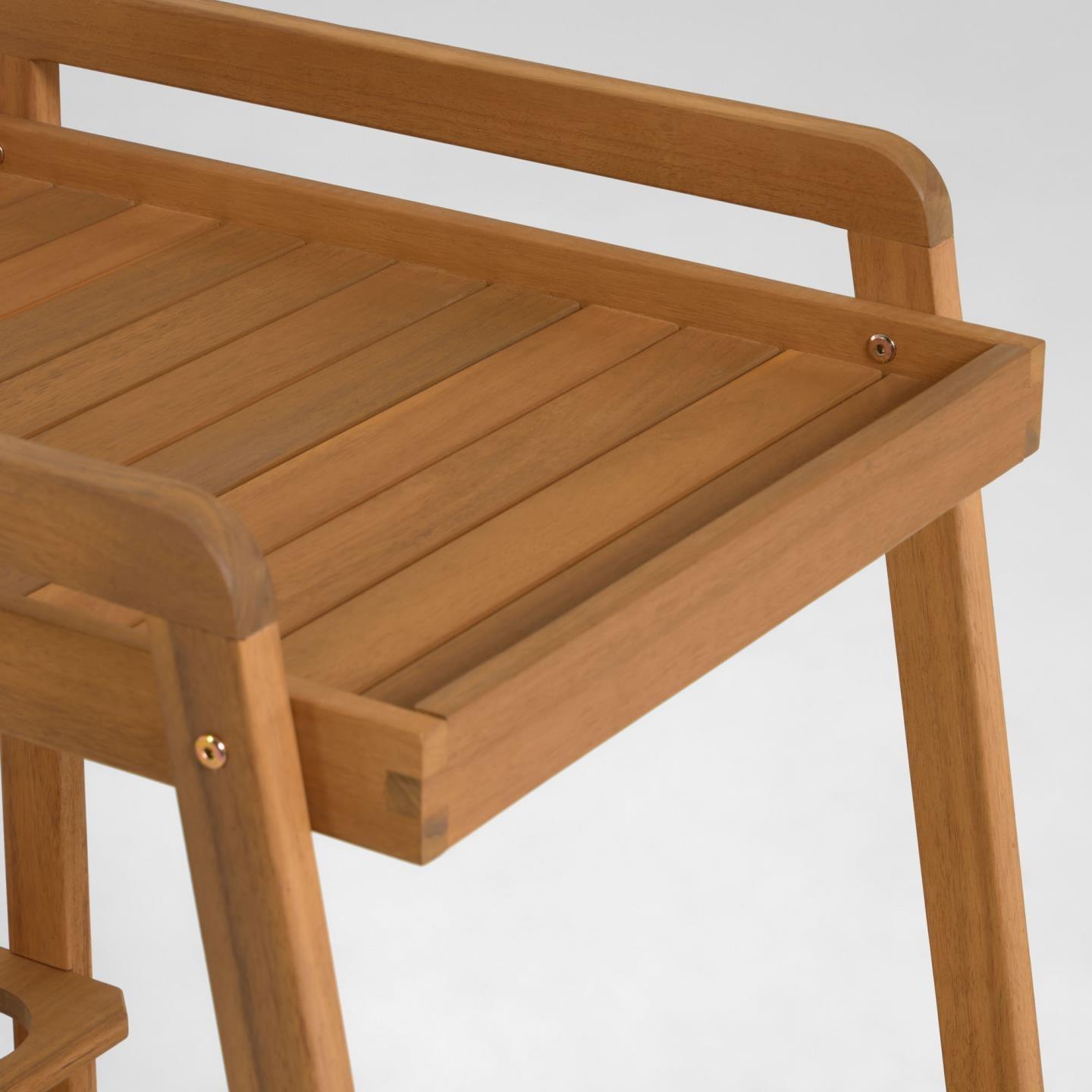 Barek ogrodowy FELISA lite drewno akacjowe La Forma Eye on Design