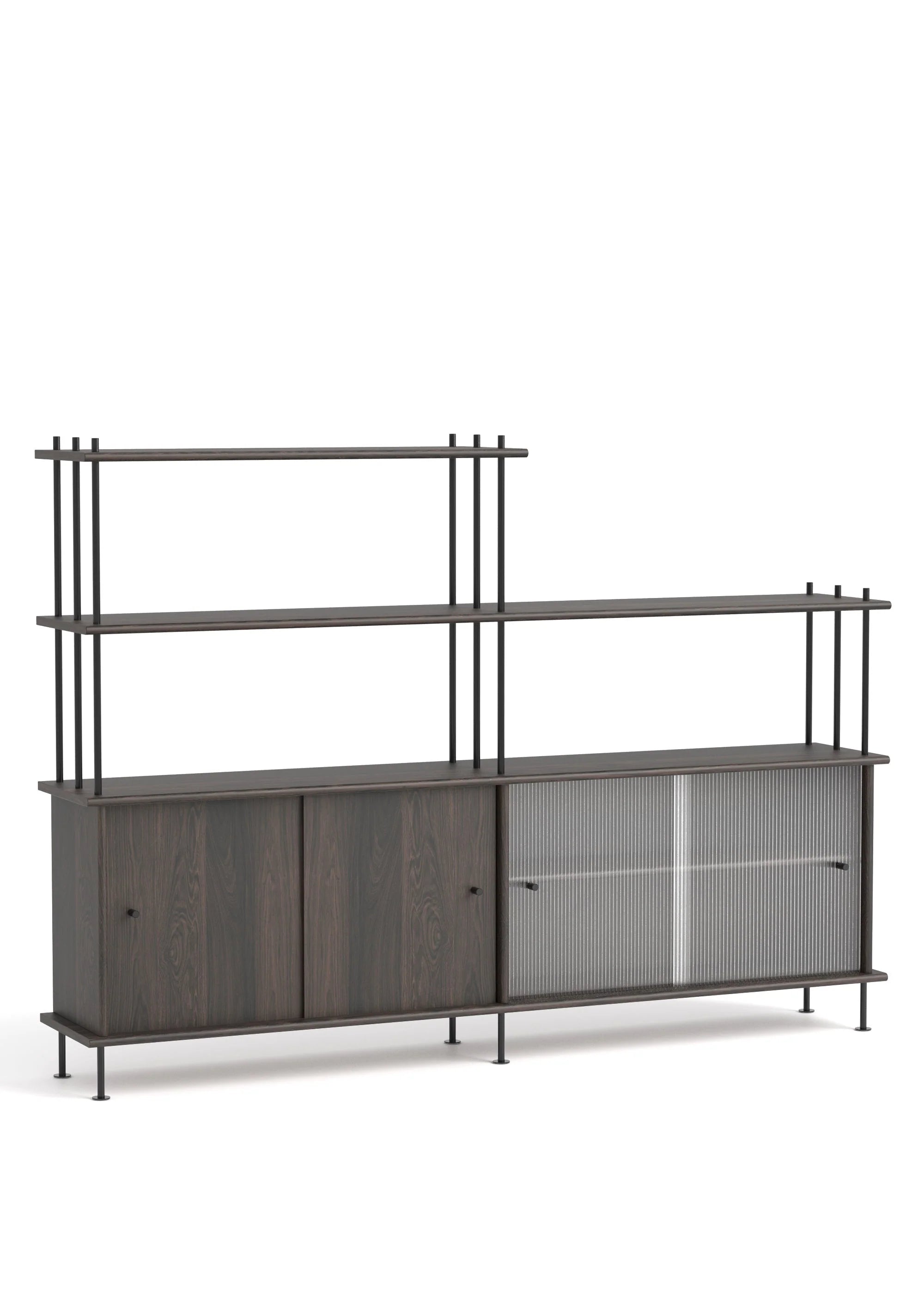 BAVA 200 Cabinet in Ebony Oak Wood