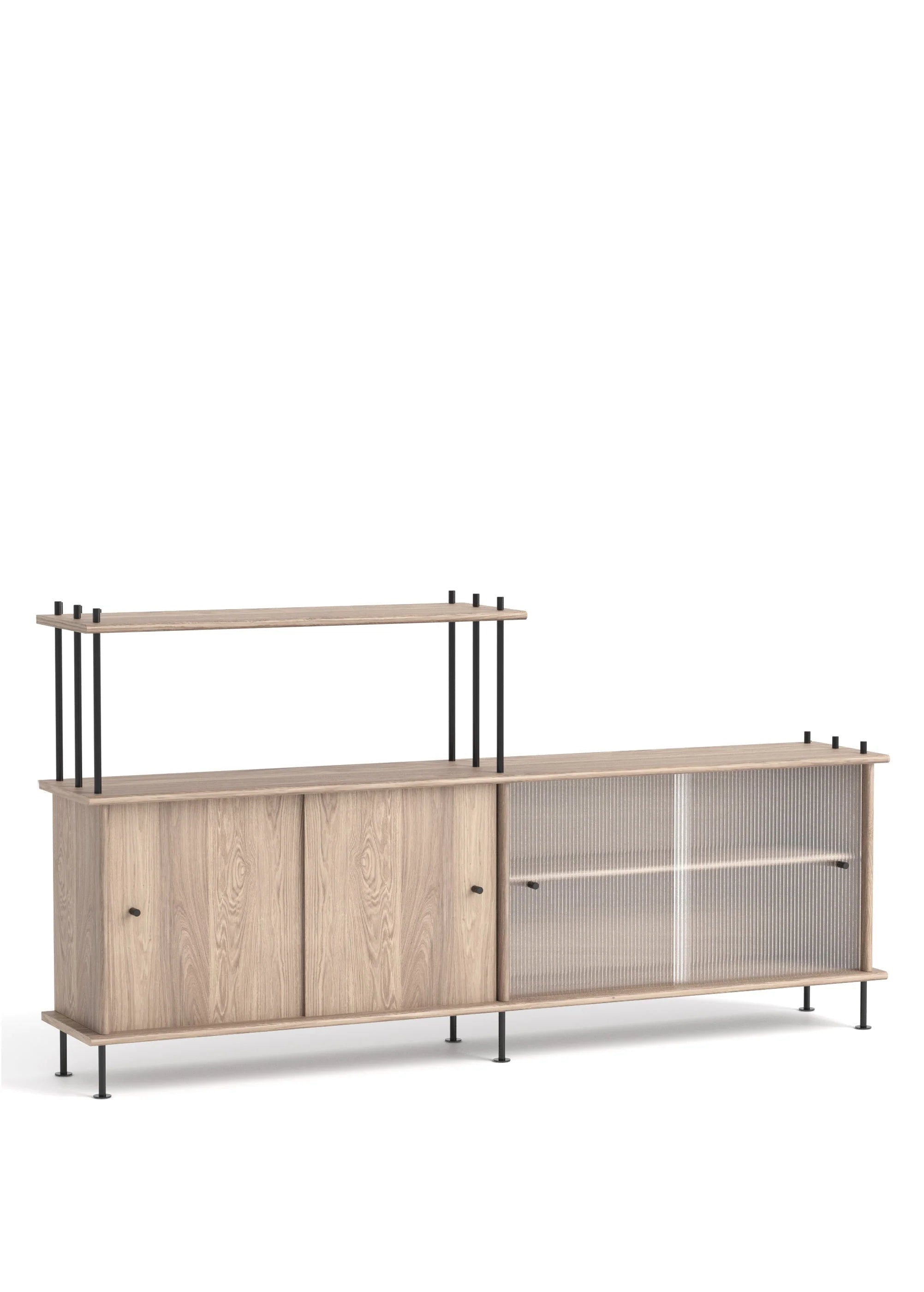 BAVA Cabinet 200 Bleached Oak Wood