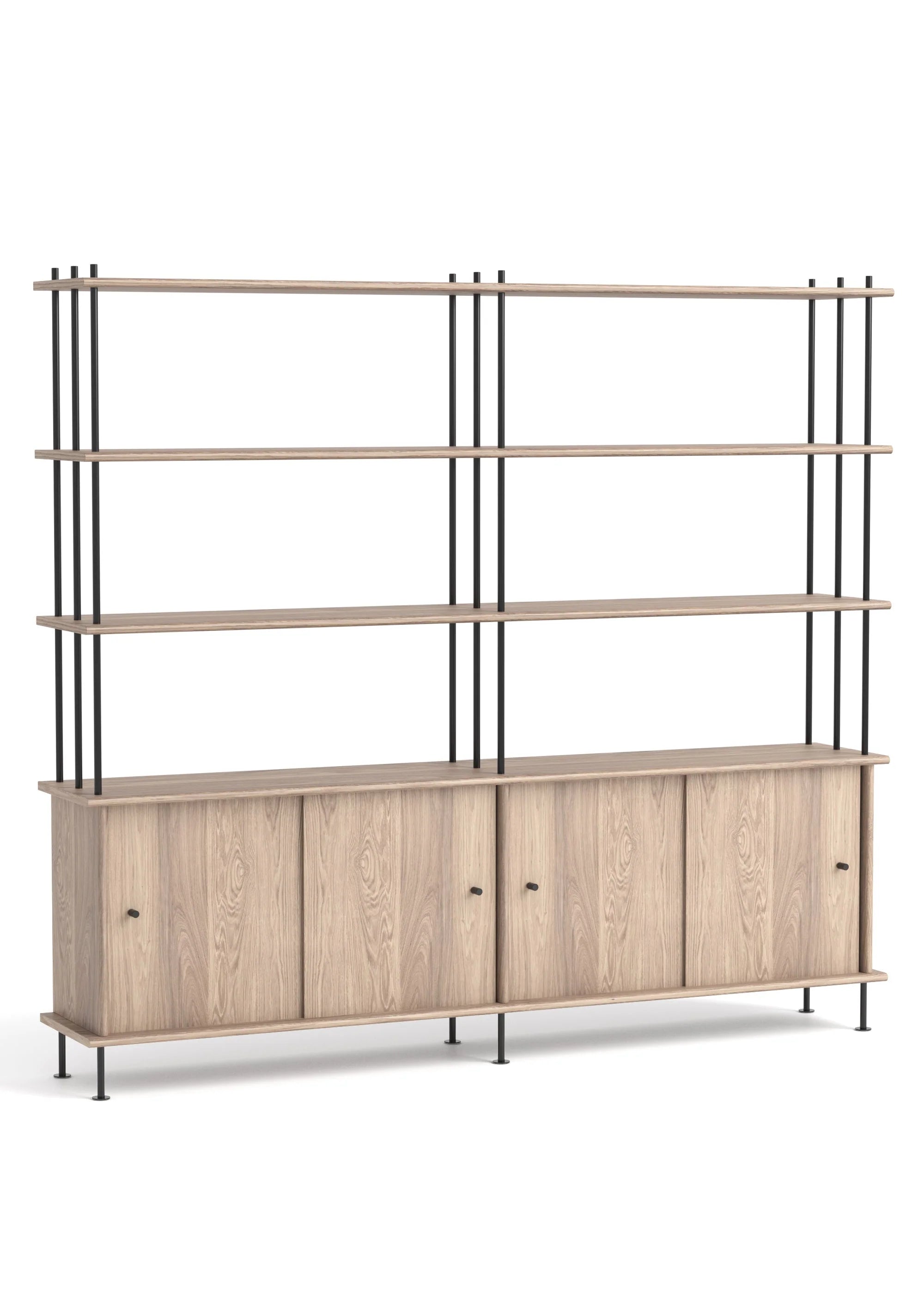 BAVA Cabinet 200 Bleached Oak Wood