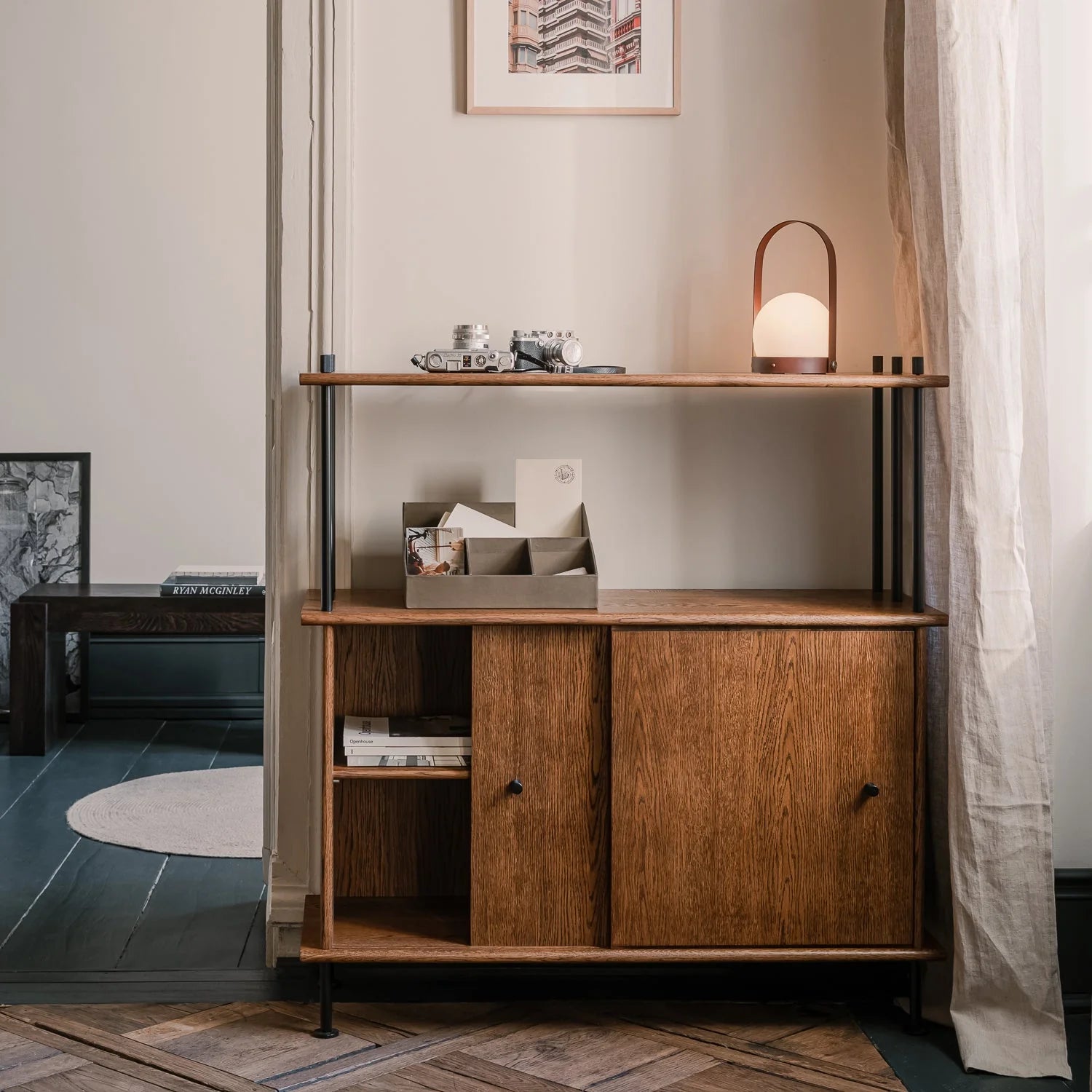 BAVA 100 Oak Wood Cabinet