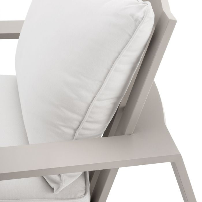 Outdoor Armchair BELLE VUE Broken White