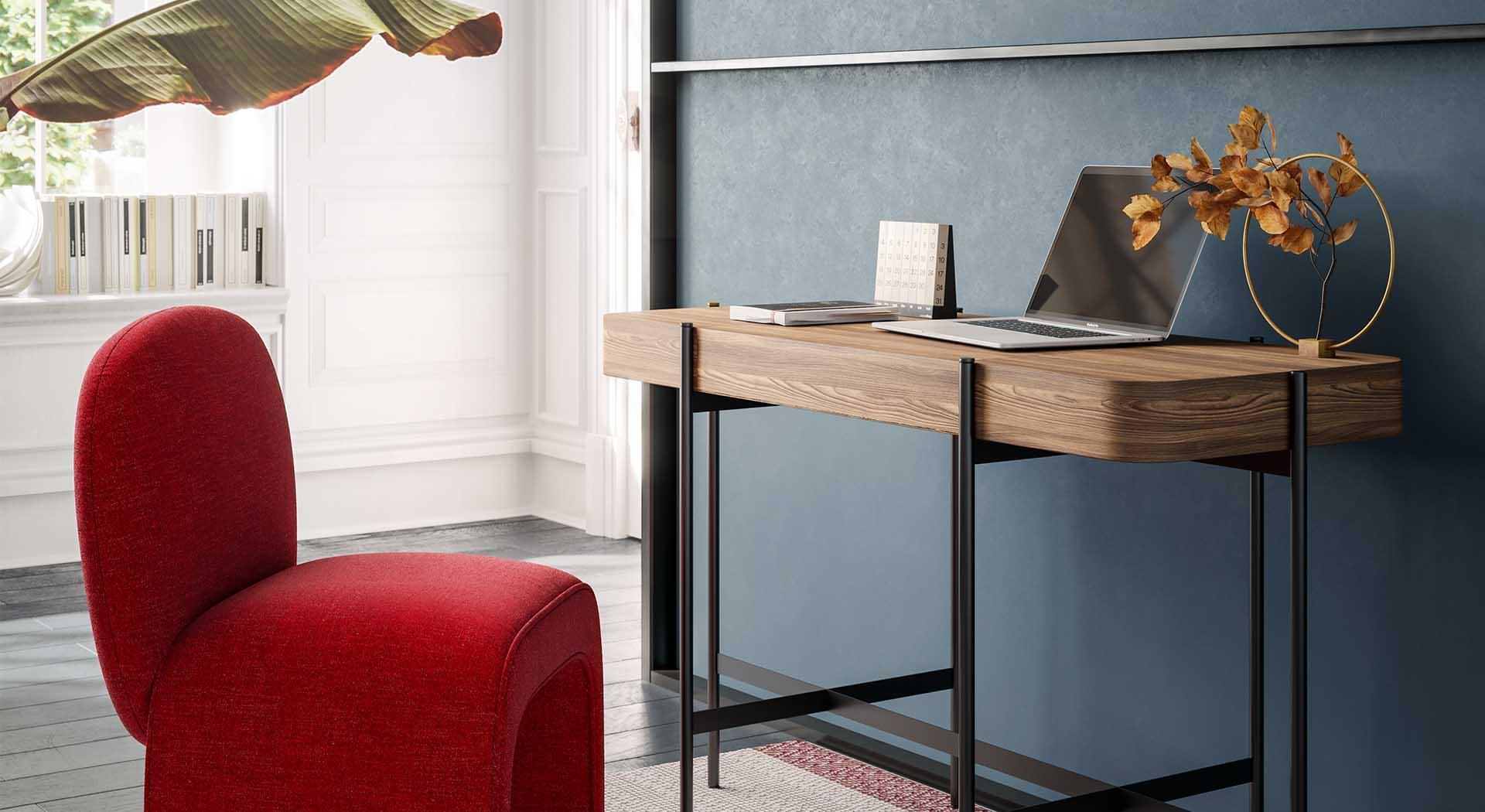 Biurko CAILLOU brązowy Liu Jo Living Eye on Design