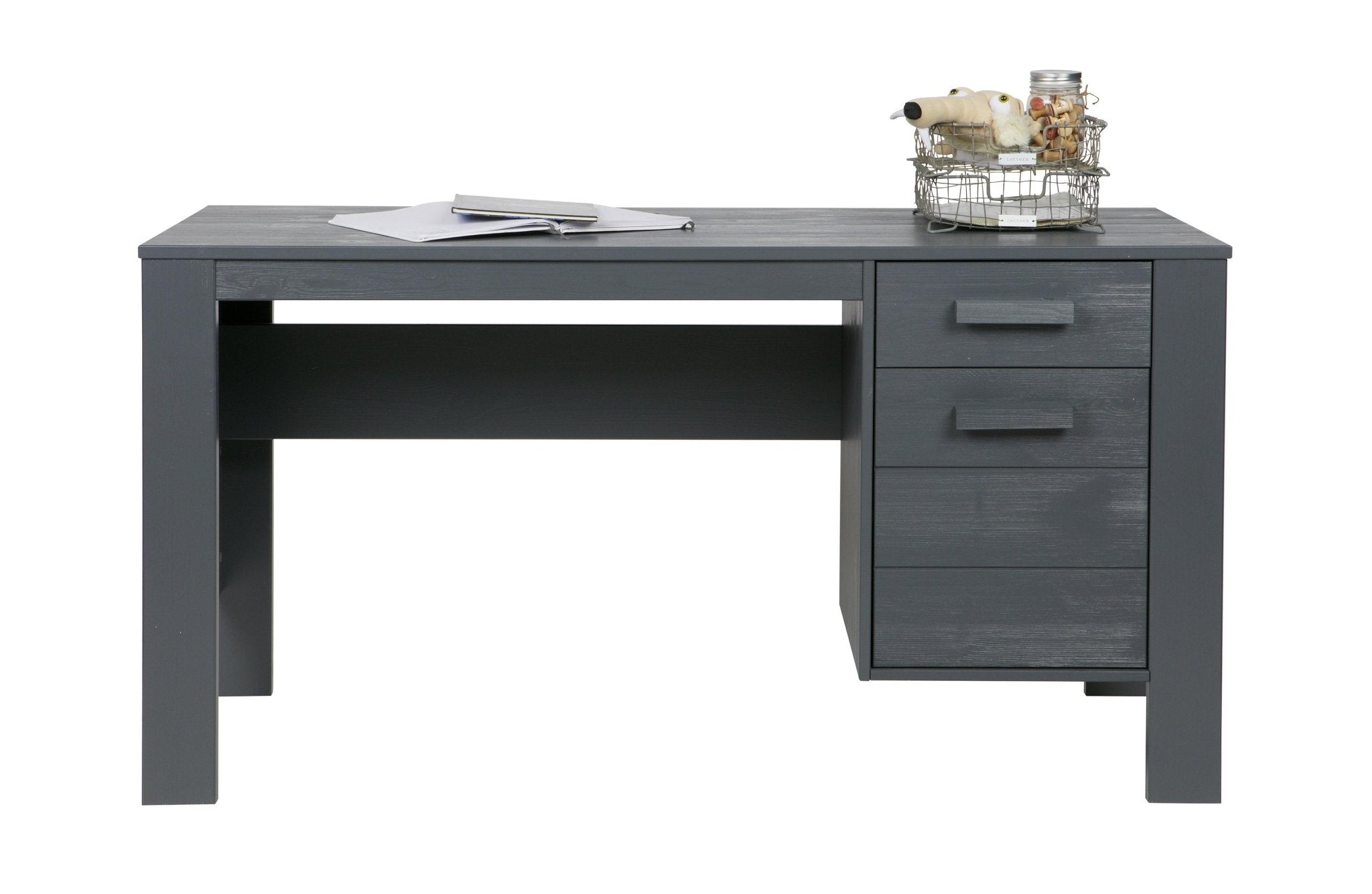 Biurko DENNIS grafitowy Woood Eye on Design