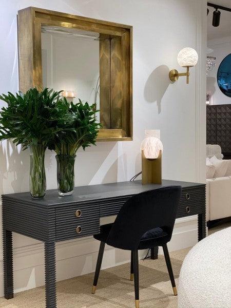 Biurko DIMITRIOS grafitowy fornir dębowy Eichholtz Eye on Design