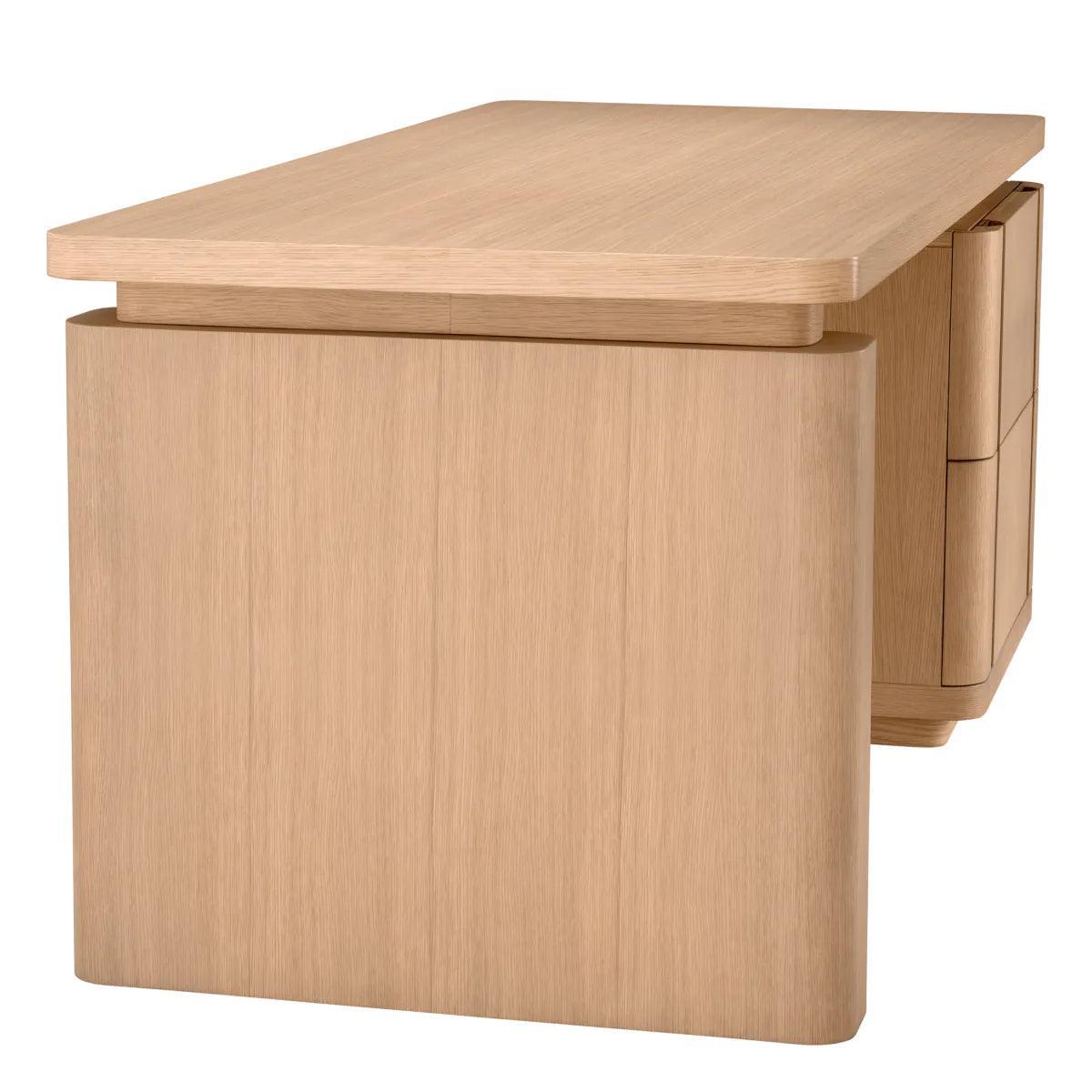 Biurko MODESTO jasnobrązowy fornir dębowy Eichholtz Eye on Design