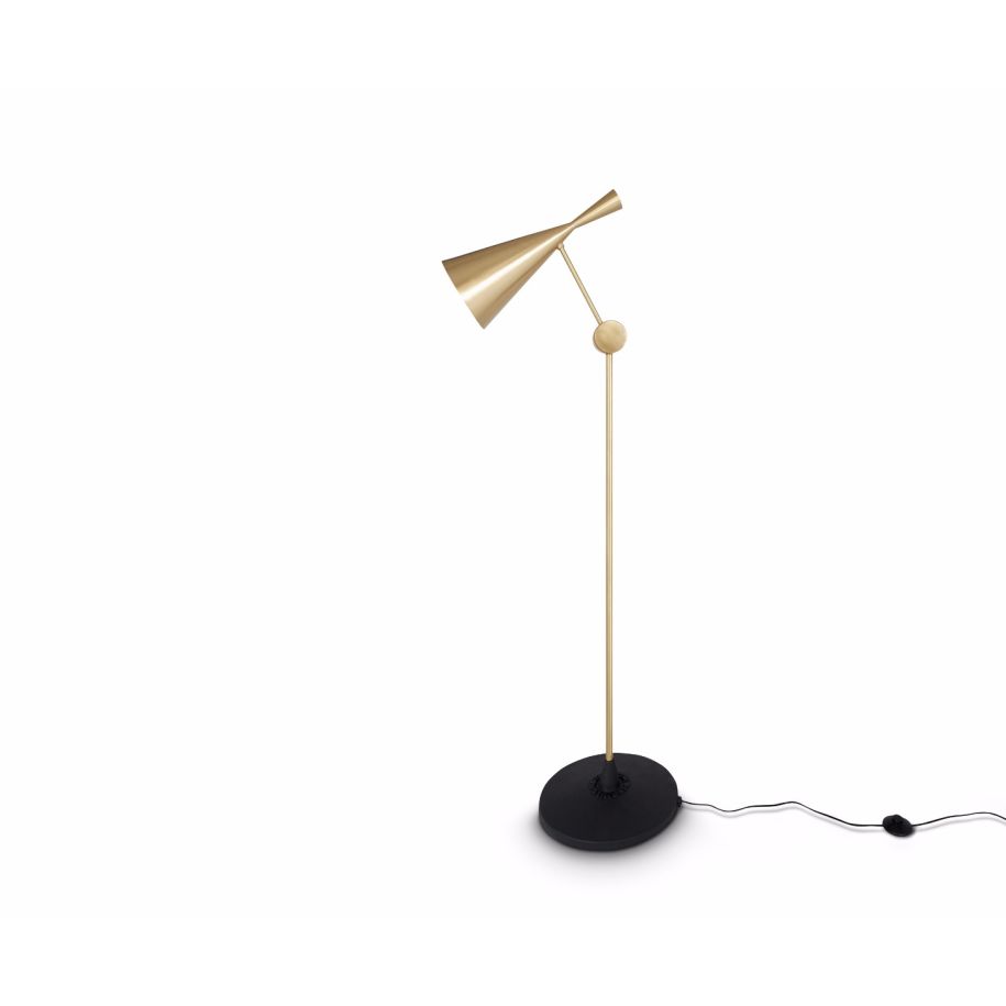 Podlahová lampa BEAT zlatá
