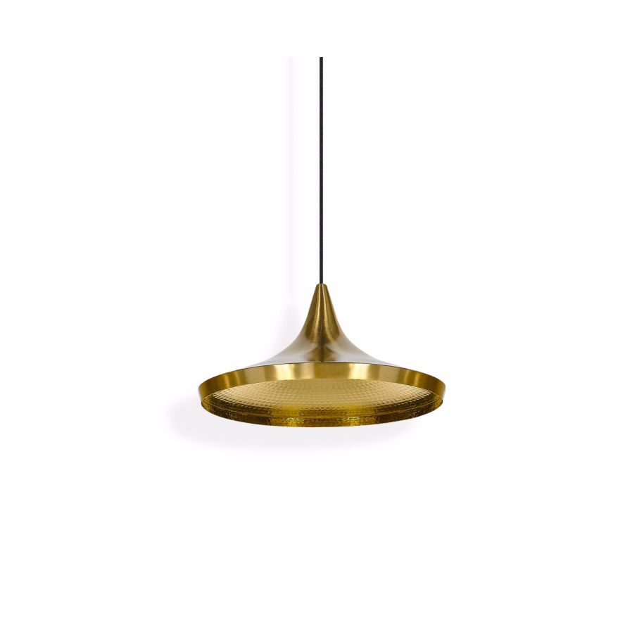 Zlatá závesná lampa BEAT