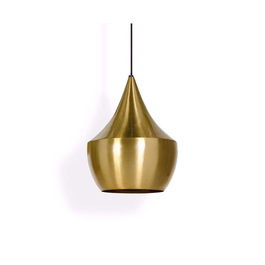 Zlatá závesná lampa BEAT