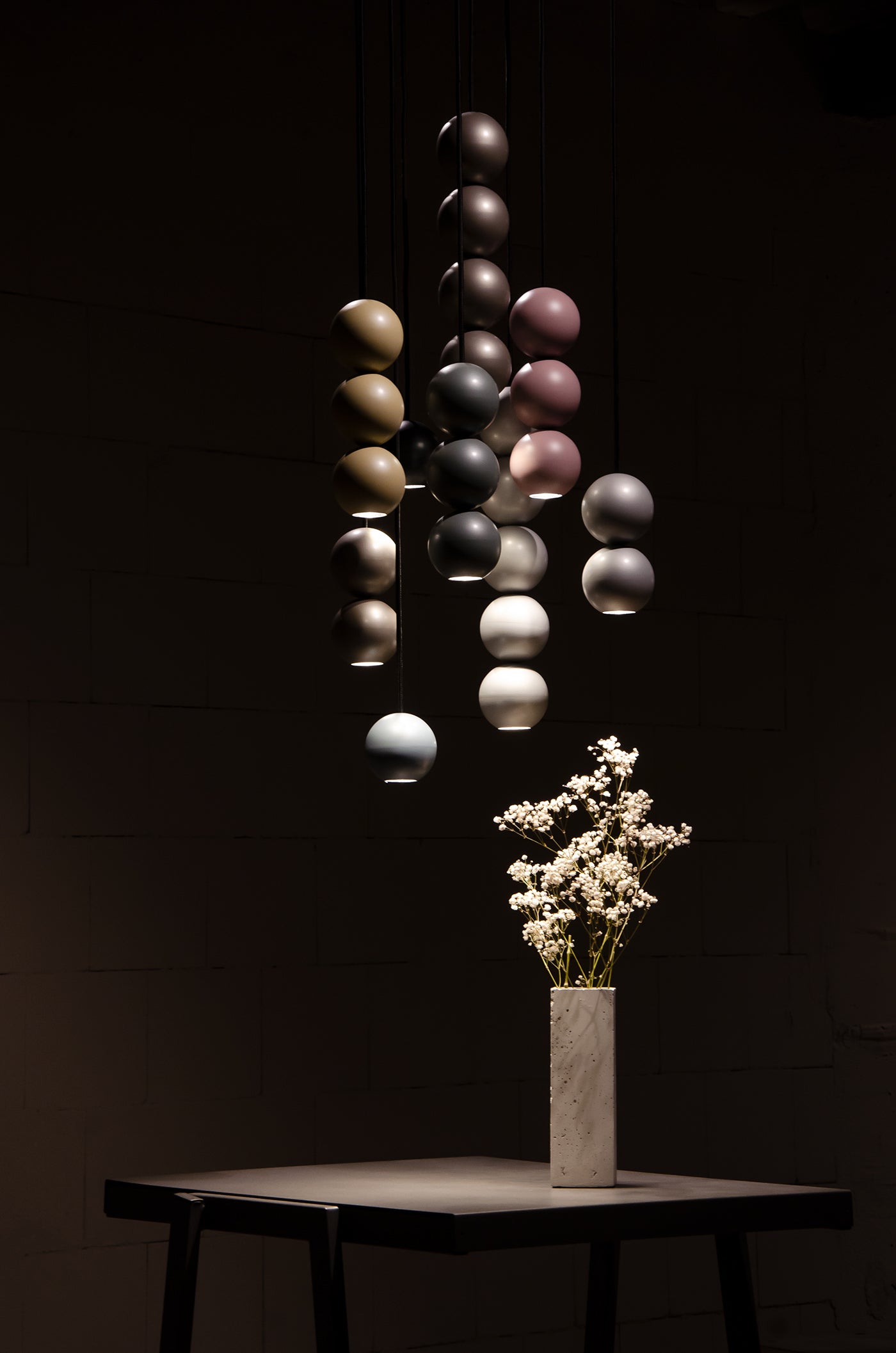 Závesná lampa BOLA BOLA zlatá