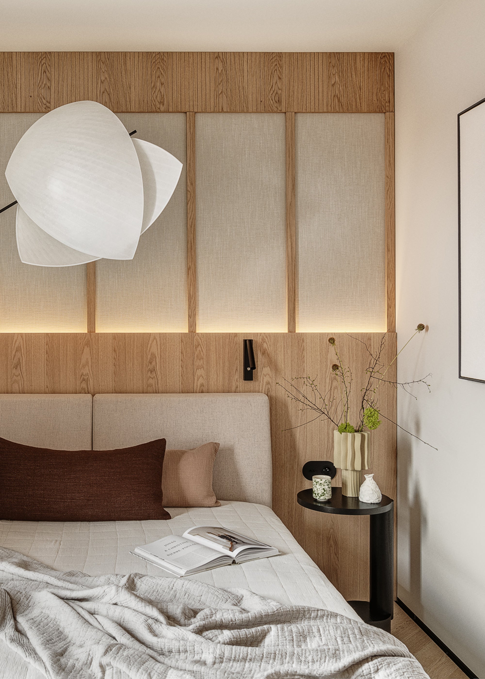 Bočný stolík BOLD z ebenového dubového dreva