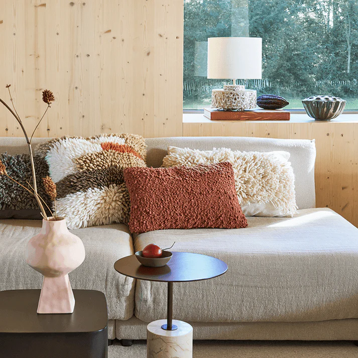 Vankúš MALIN šedozelený