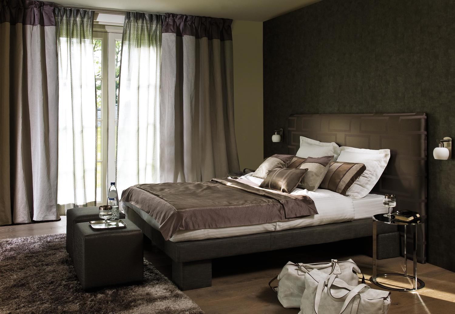 Tapeta imitujúca plátno ISIS - SVETLO ZELENÁ modrá so žltou