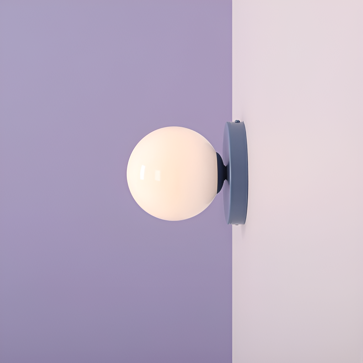 Ball Duo Blue wall lamp