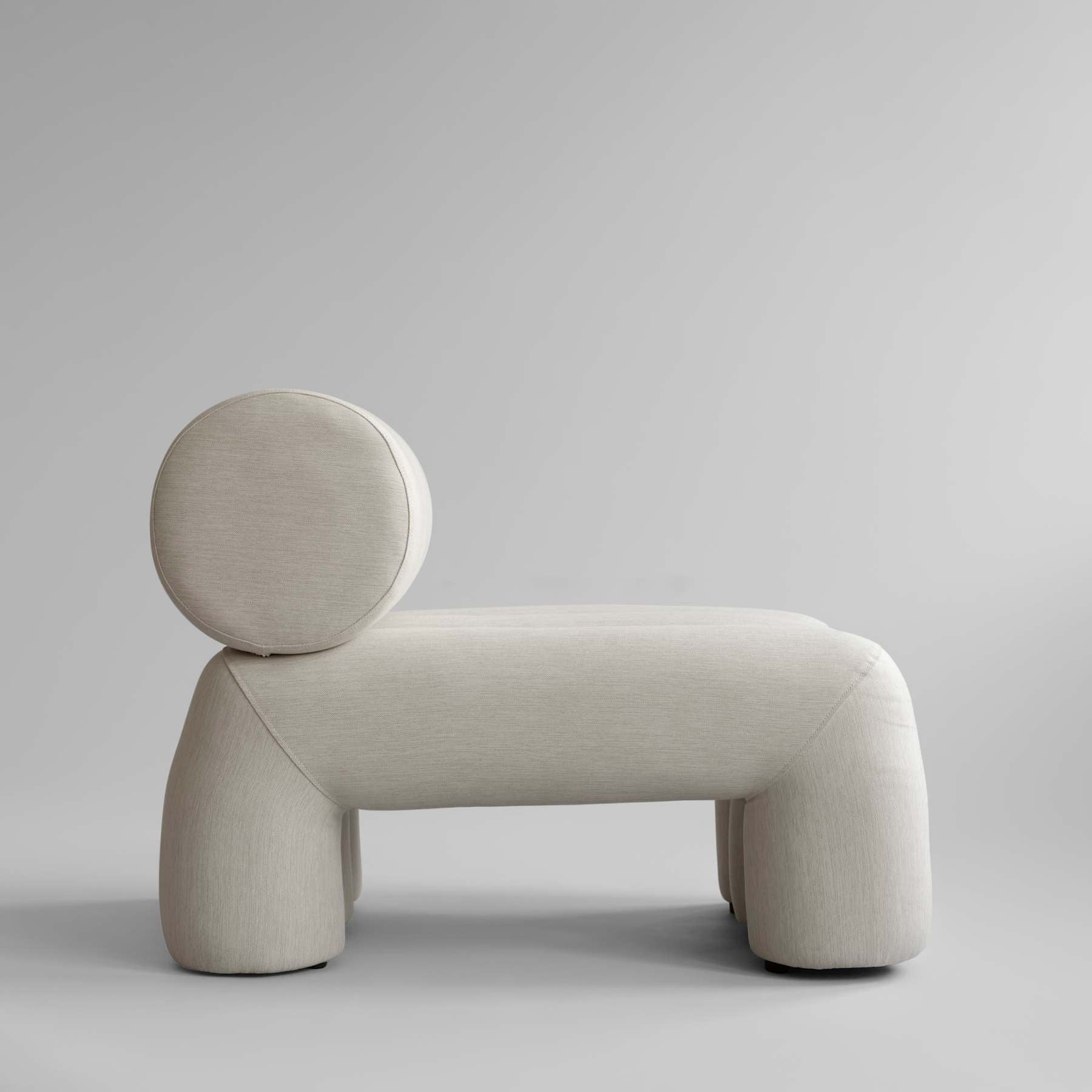 Foku armchair warm gray