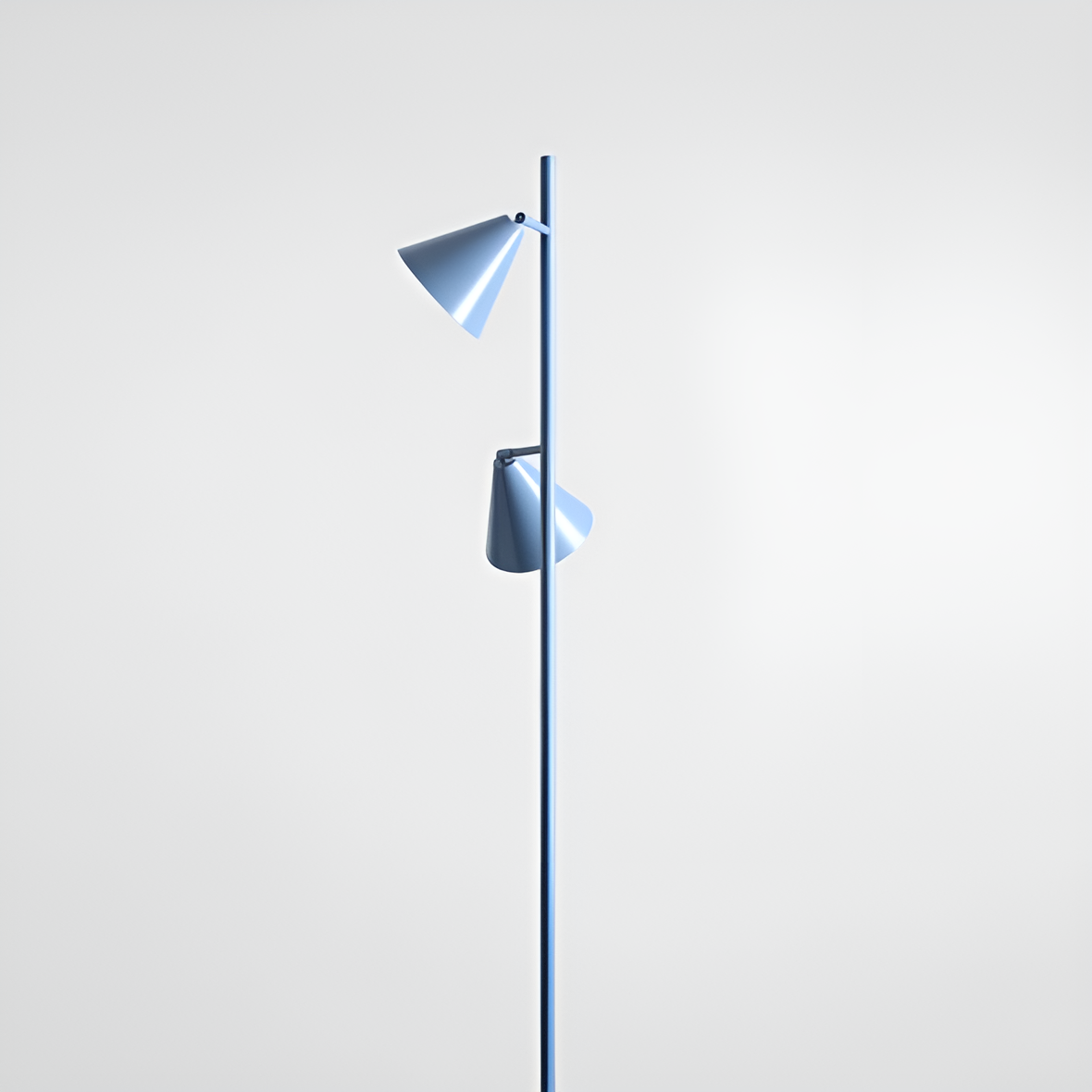 Form floor lamp Duo blue