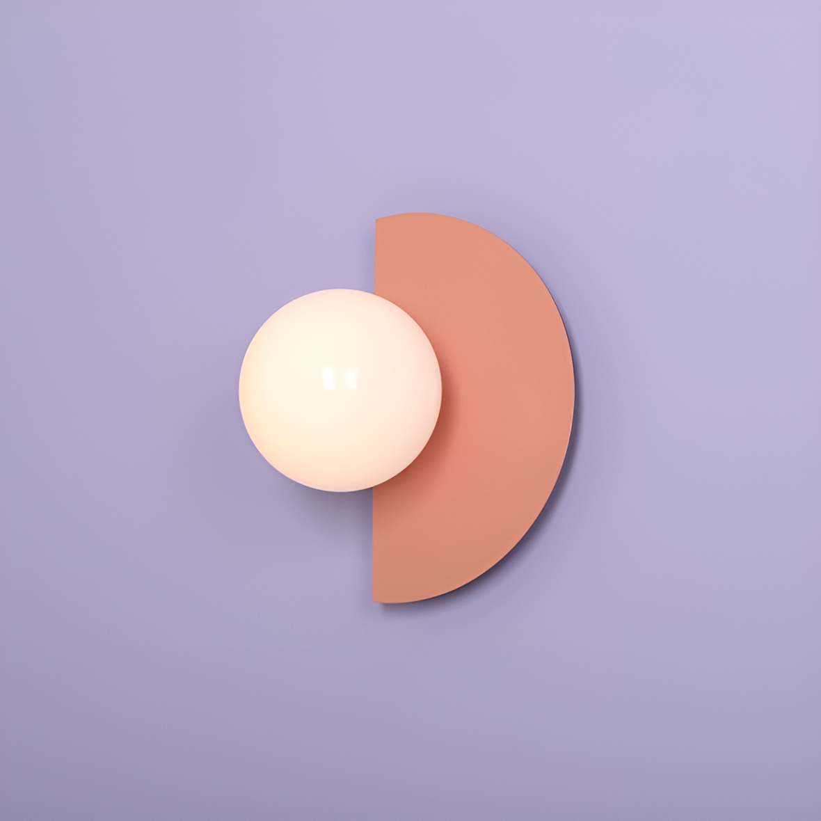 Coral loop wall lamp