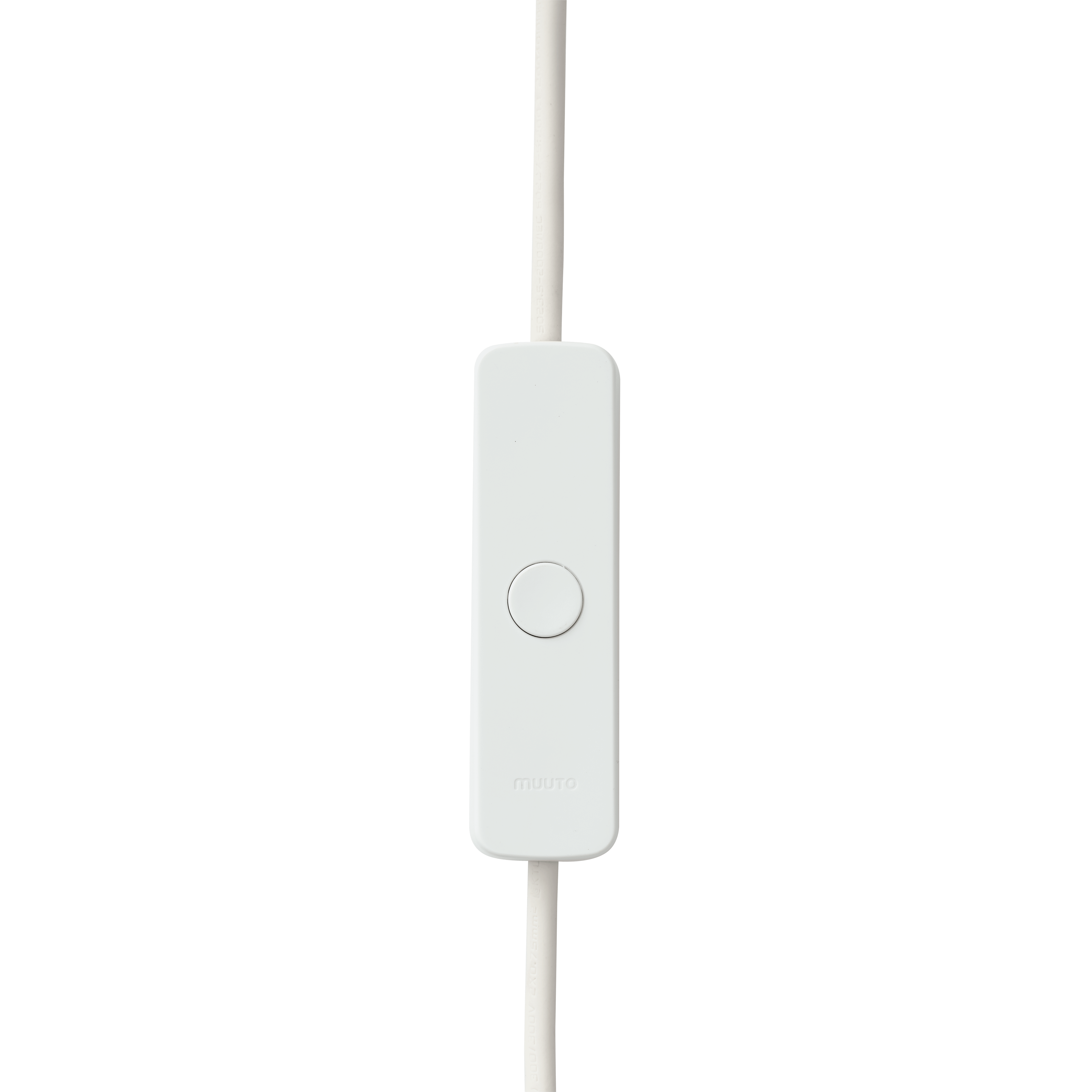 Nástenná lampa CALM biela so šedým okrajom