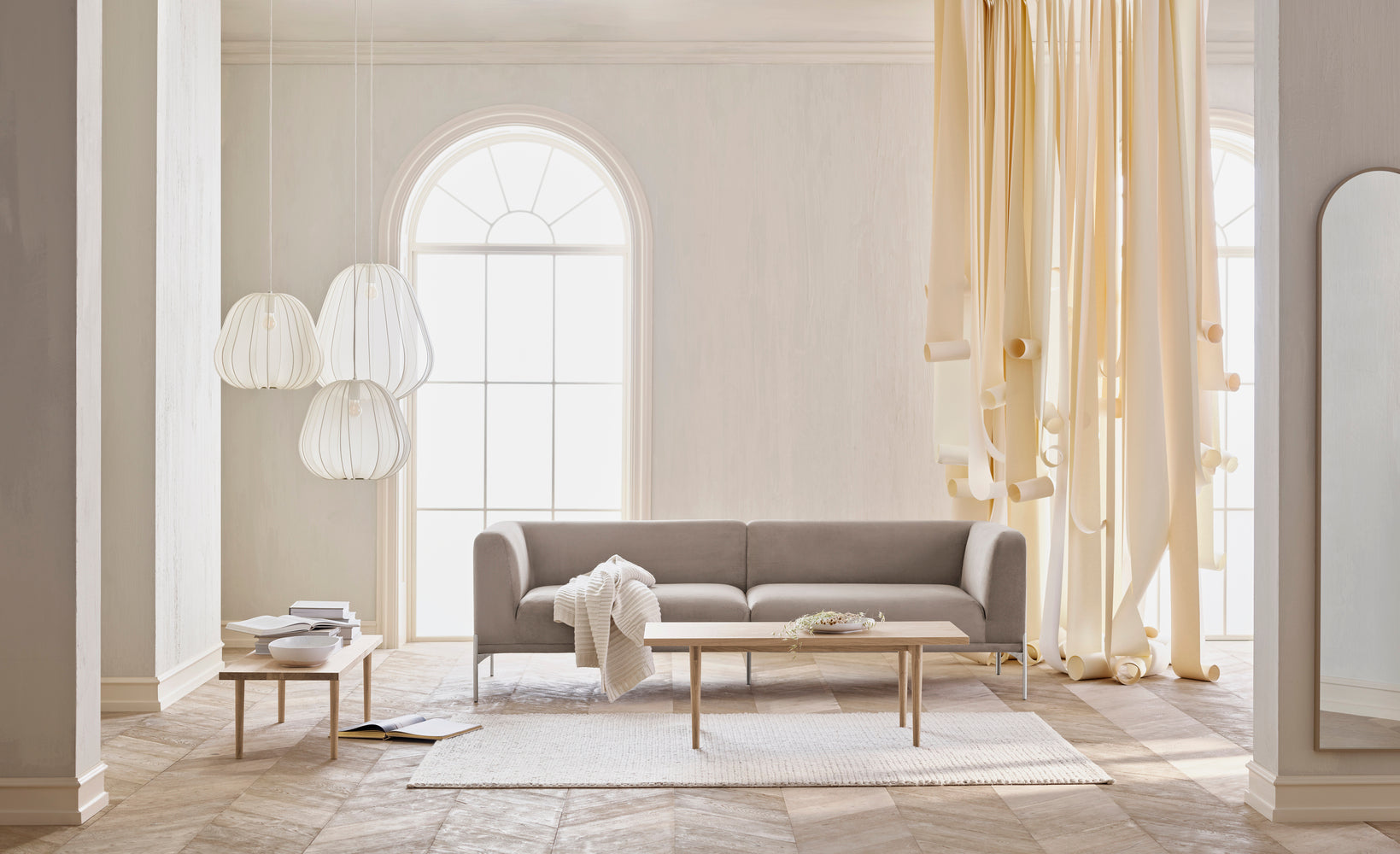 Luster RIPPLE s čiernym rámom