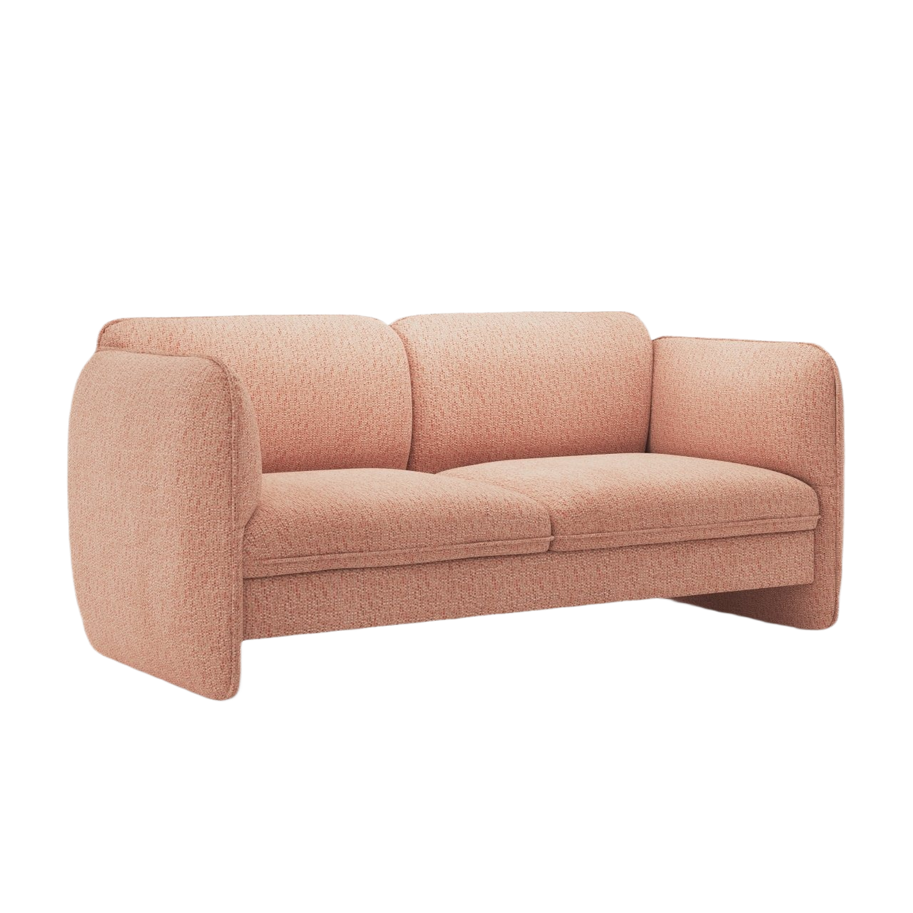 Sofa pre 2 osoby GEORGIA ružový szenil