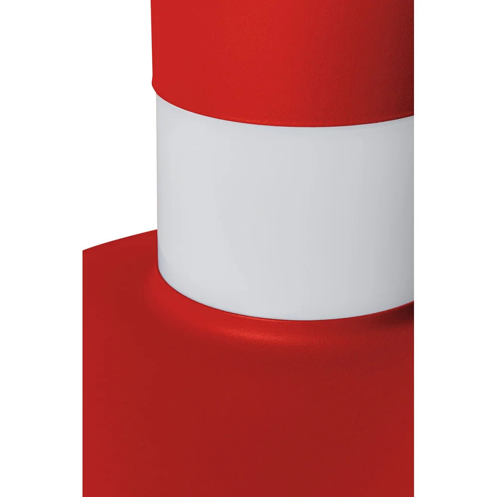 Závesná lampa CAPONIO červeno-oranžová