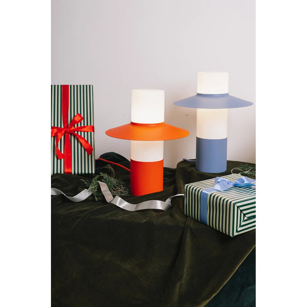 Stolná lampa CAPONIO olivová