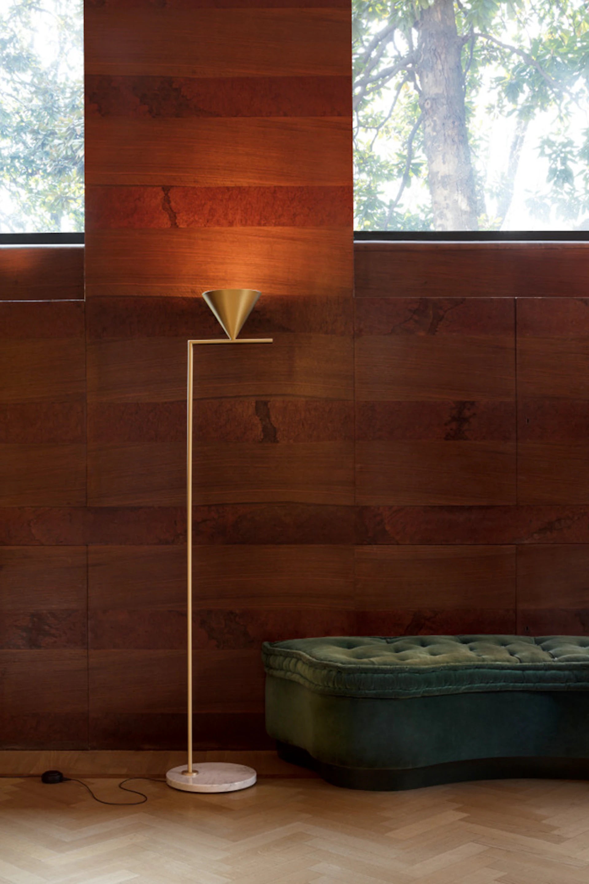 CAPTAIN FLINT Brass Floor Lamp