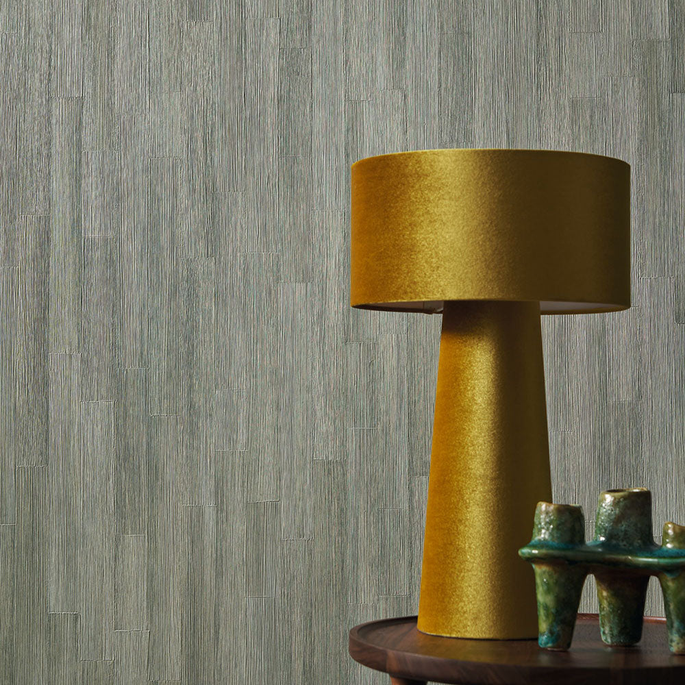 Tapeta so štruktúrou napodobňujúcou drevené dosky SAPELLI - TMAVO MODRÁ