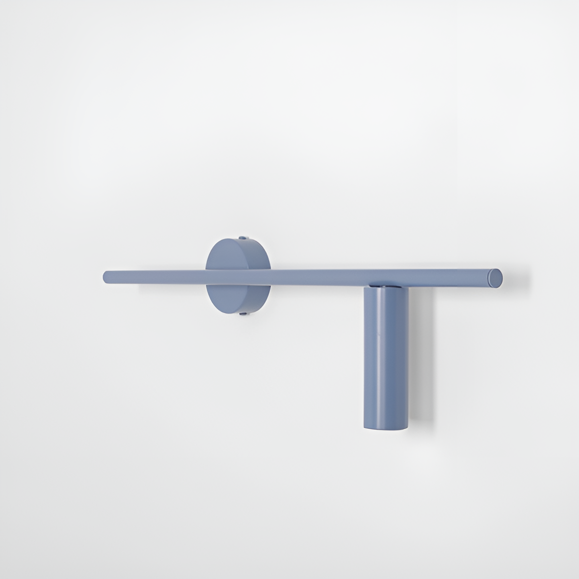 Right -sided wall lamp blue blue