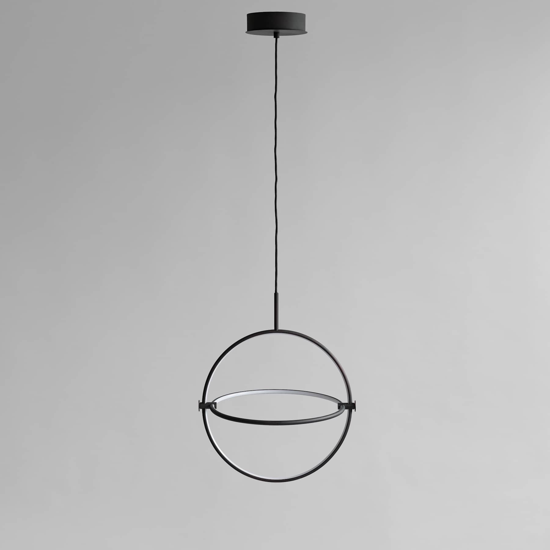 Závesná lampa MARU čierna
