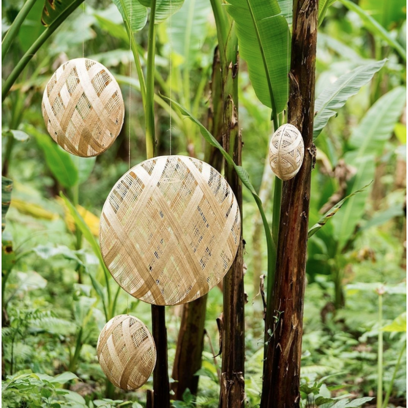 Závesná lampa CHANPEN DIAMANT béžová