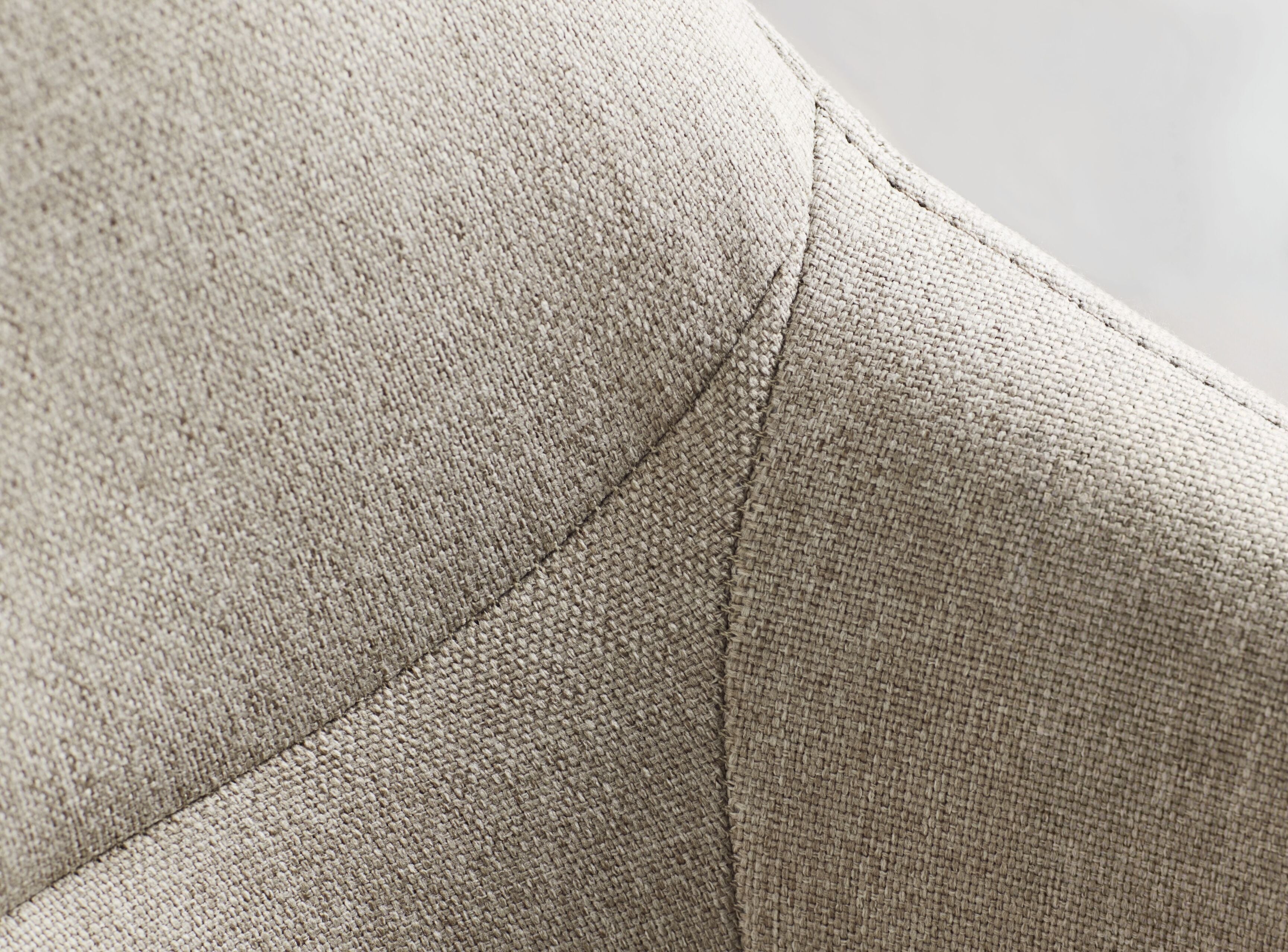 Clara upholstered chair black metal base