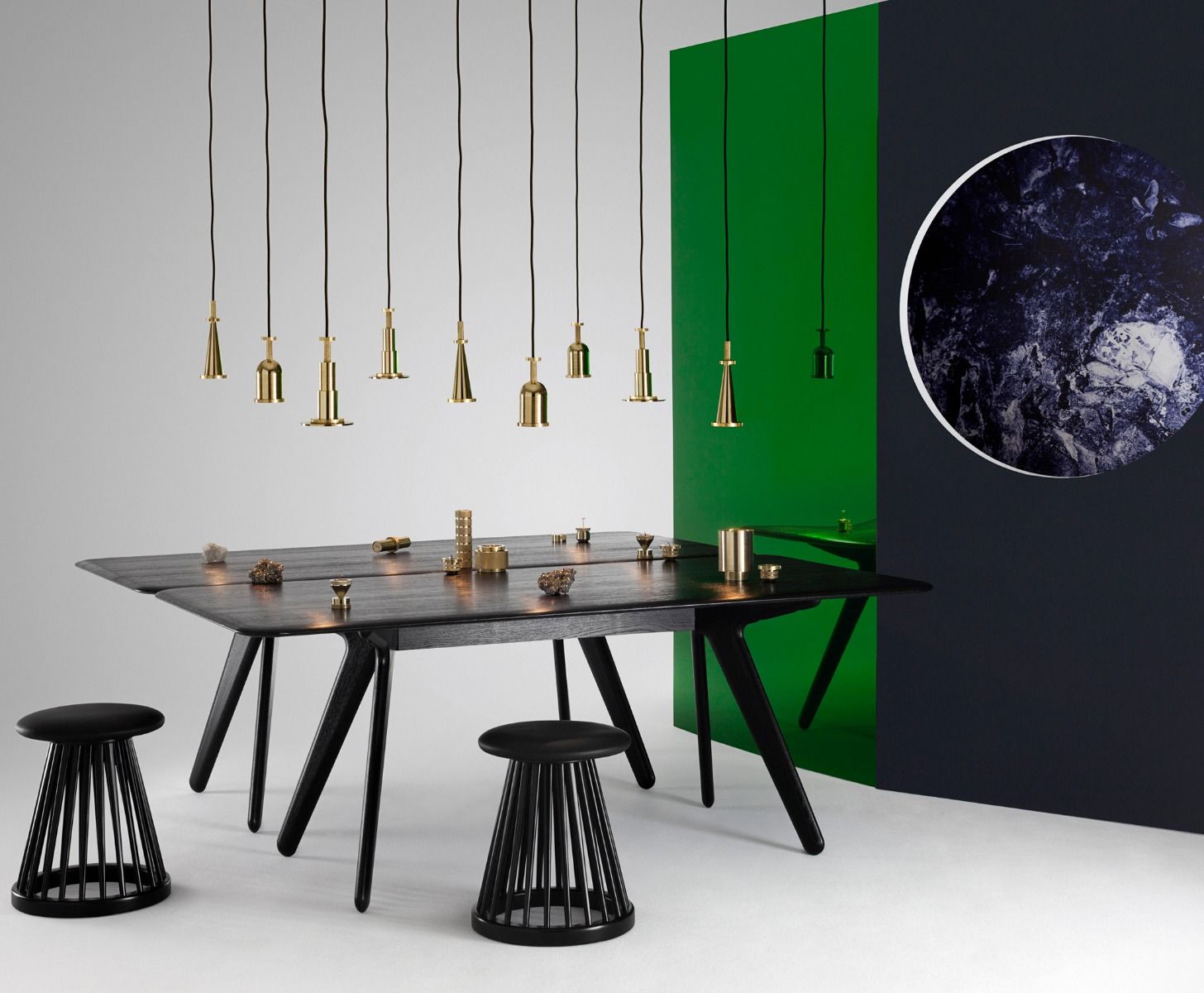 Stolička FAN z dubového dreva