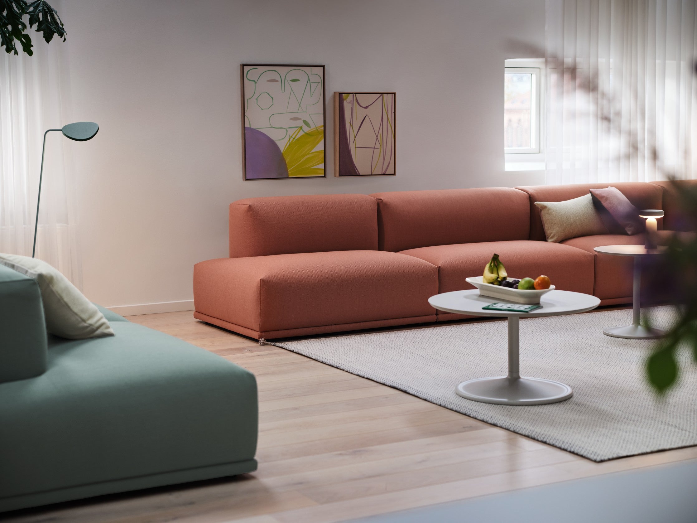 SOFT light gray coffee table