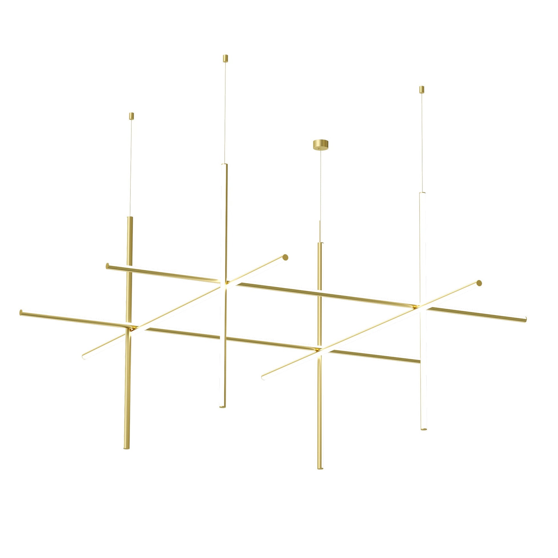 Závesná lampa COORDINATES 4 CL III šampanské