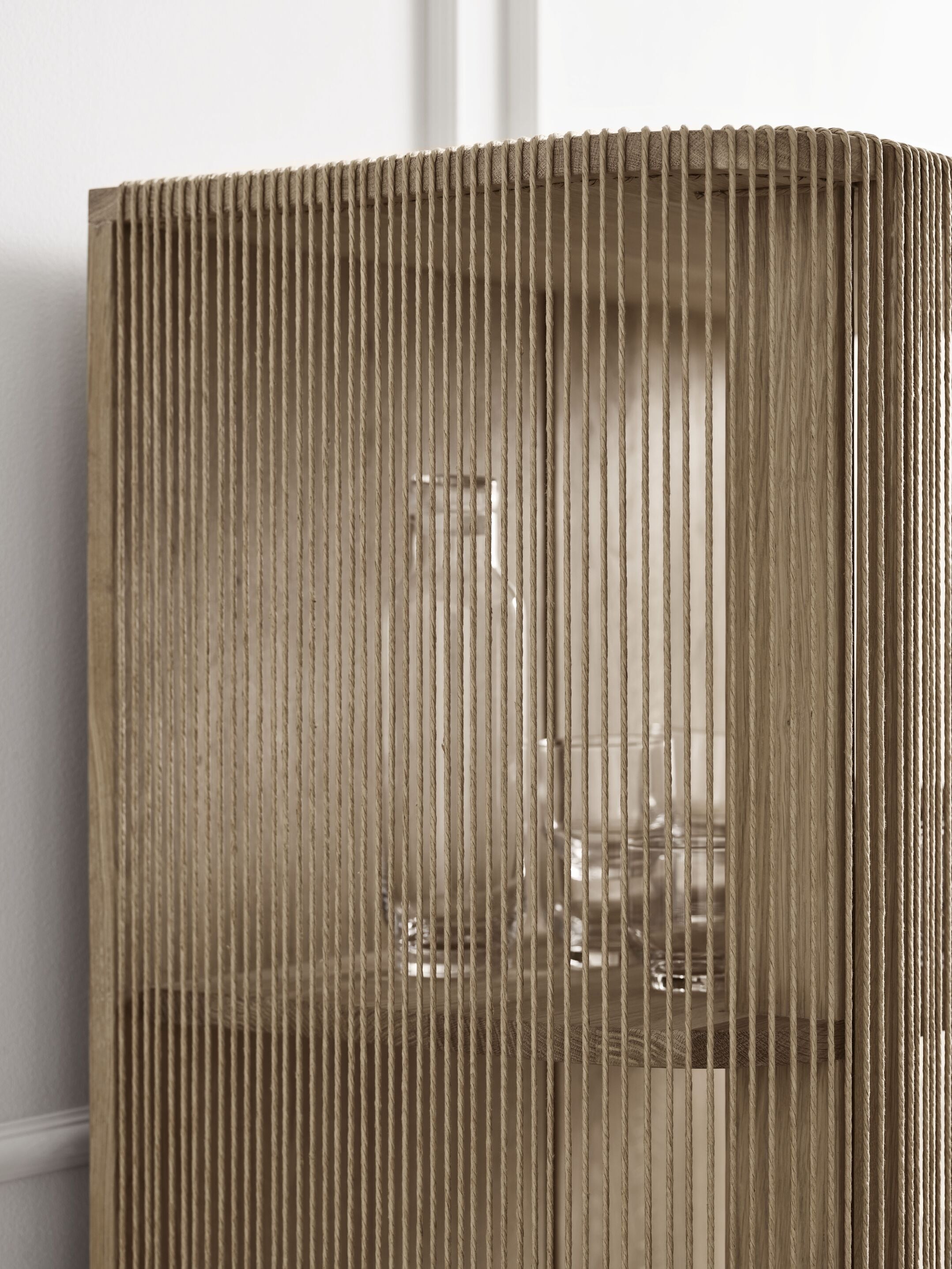 Vitrína CORD bielené dubové drevo