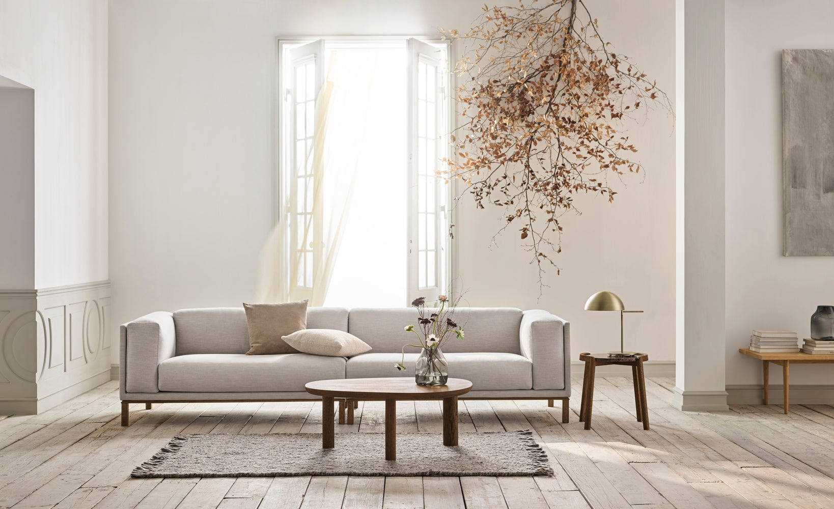 Sofa 2-modulová COSY tmavý podstavec