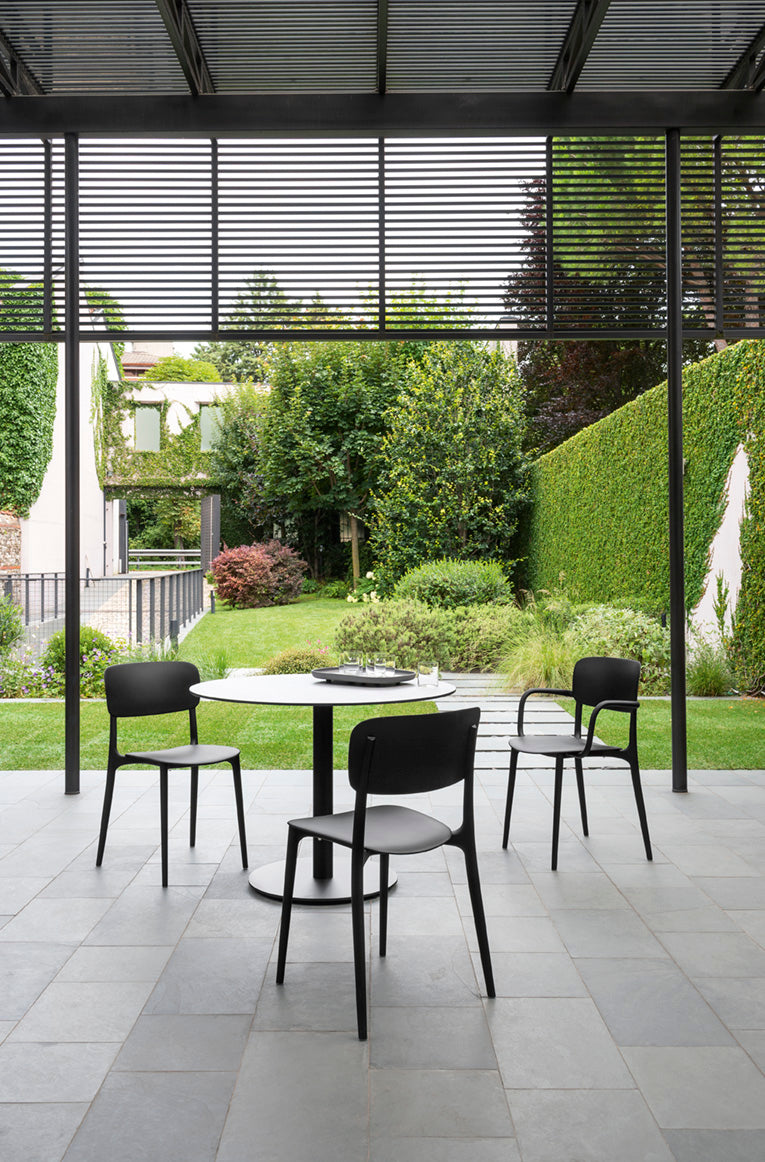 Armchair with Armrests LIBERTY black