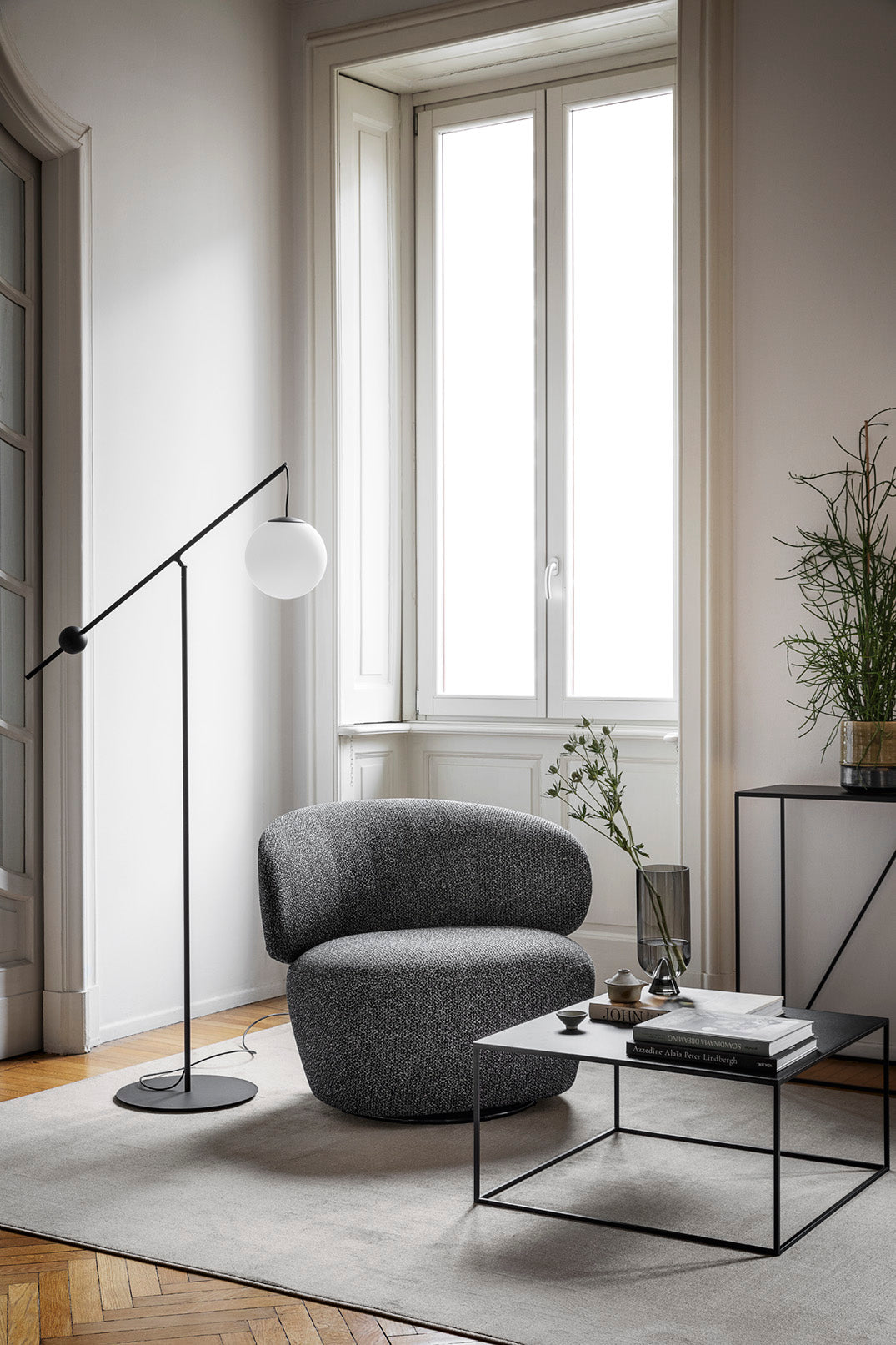 Otočný kreslo MARA čalúnené