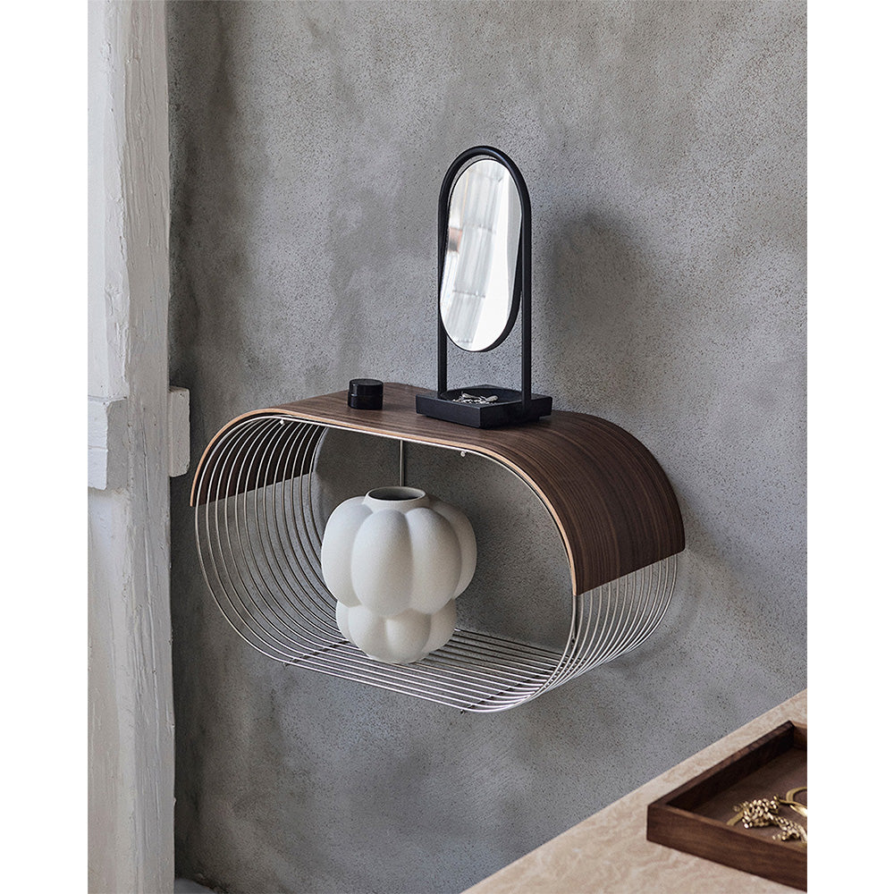 Podnos CURVA tmavé dubové drevo