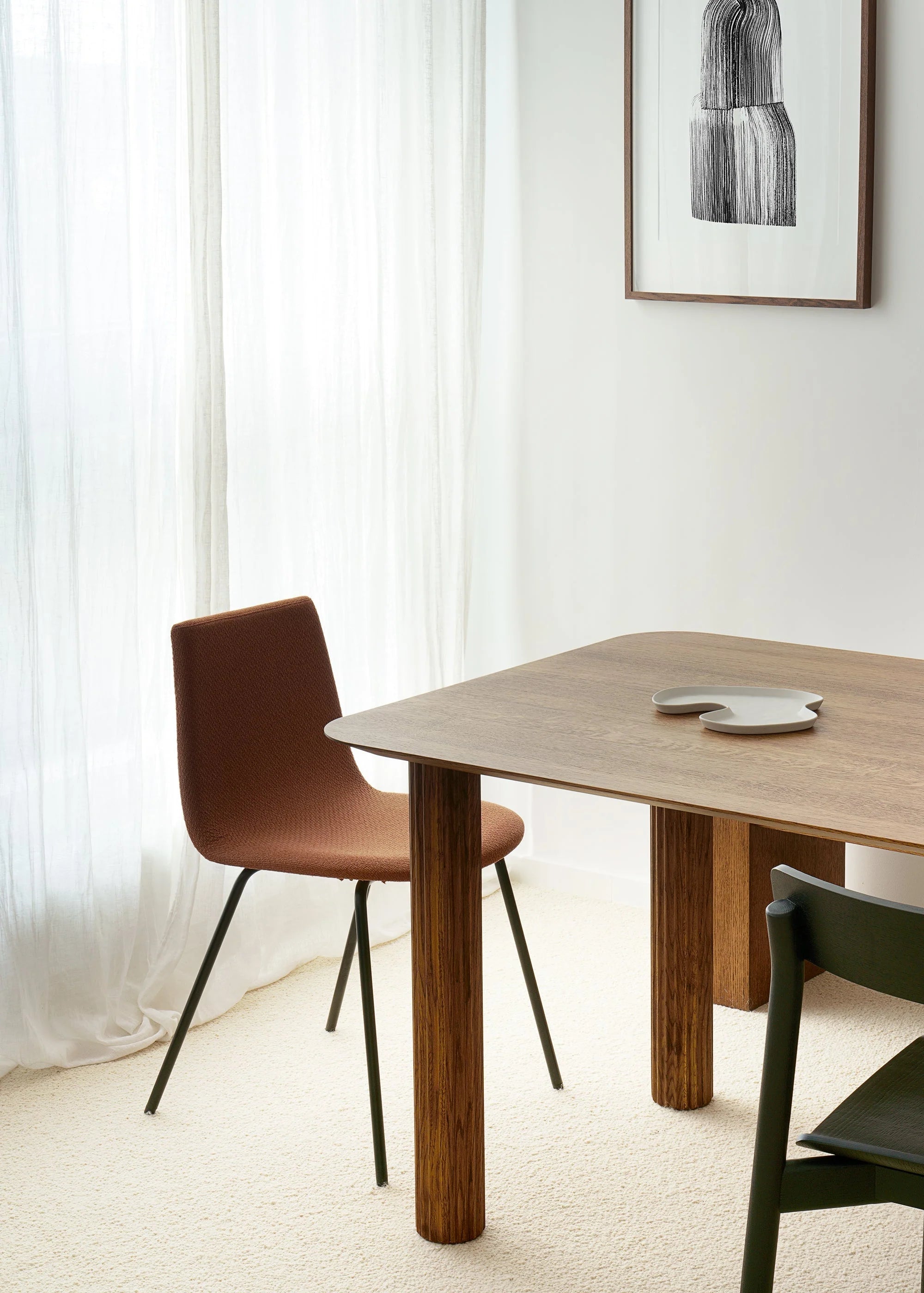 Stôl FILAR tmavé dubové drevo