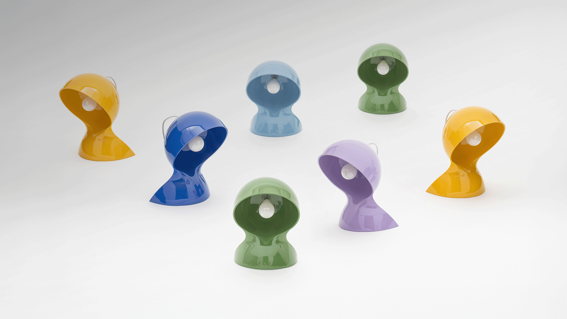 DALÙ Blue Table Lamp