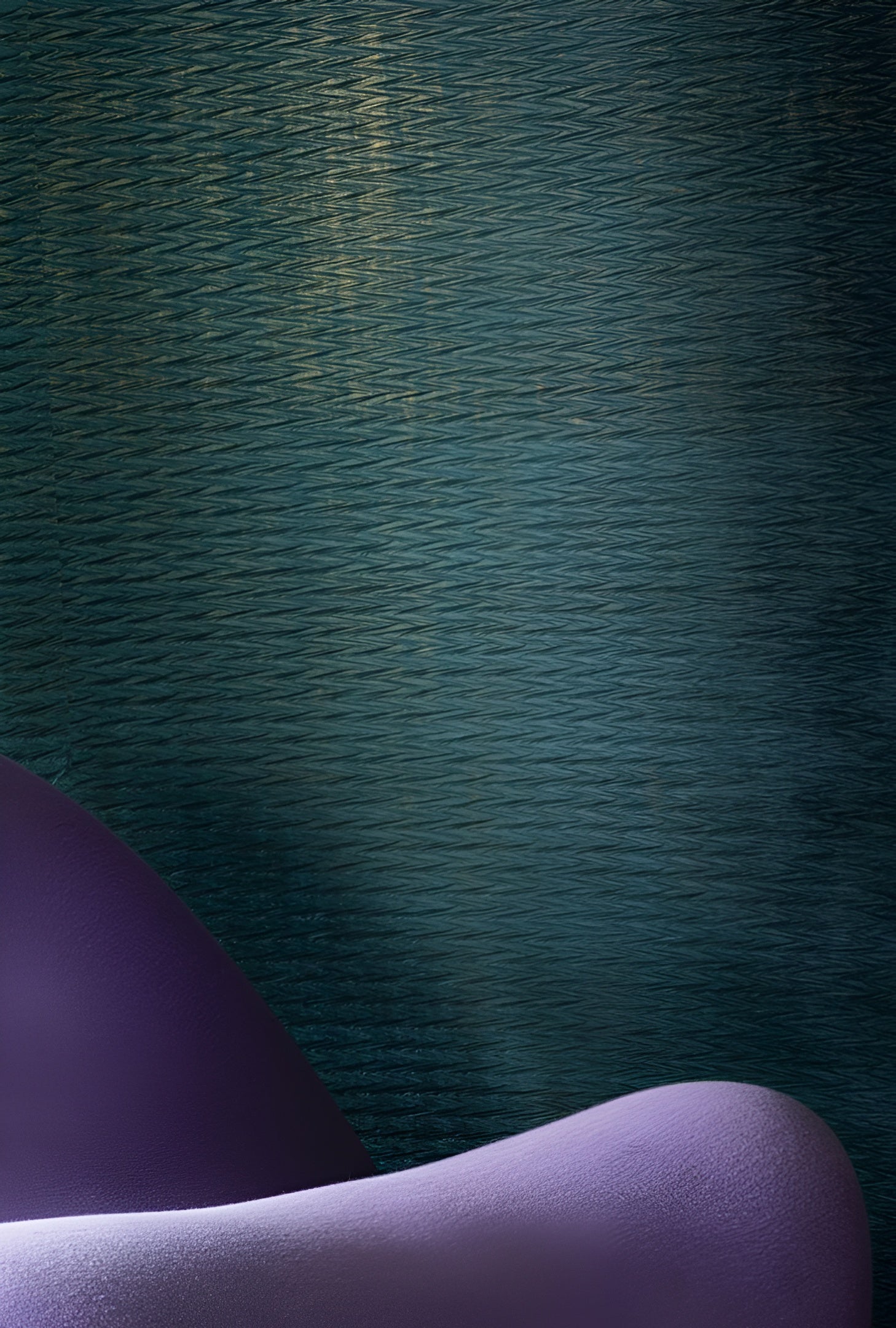 Textile wallpaper with a metallic geometric pattern THÉIA ivory