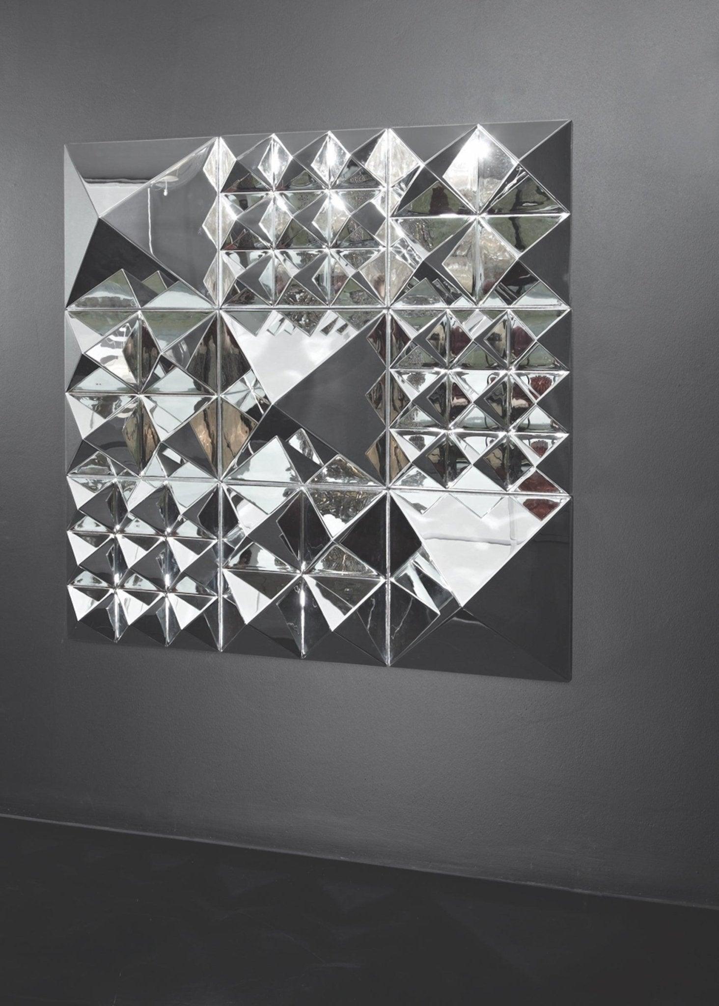 Dekoracja ścienna MIRROR SCULPTURES srebrny Verpan Eye on Design