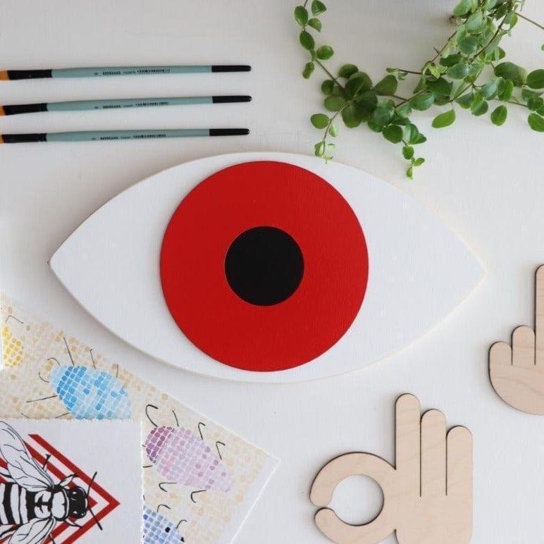 Dekoracja ścienna oko MAK 3D Na_ha_ku Eye on Design