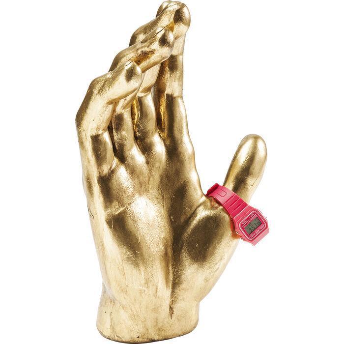 Dekoracja w kształcie dłoni w kolorze złotym Kare Design Eye on Design